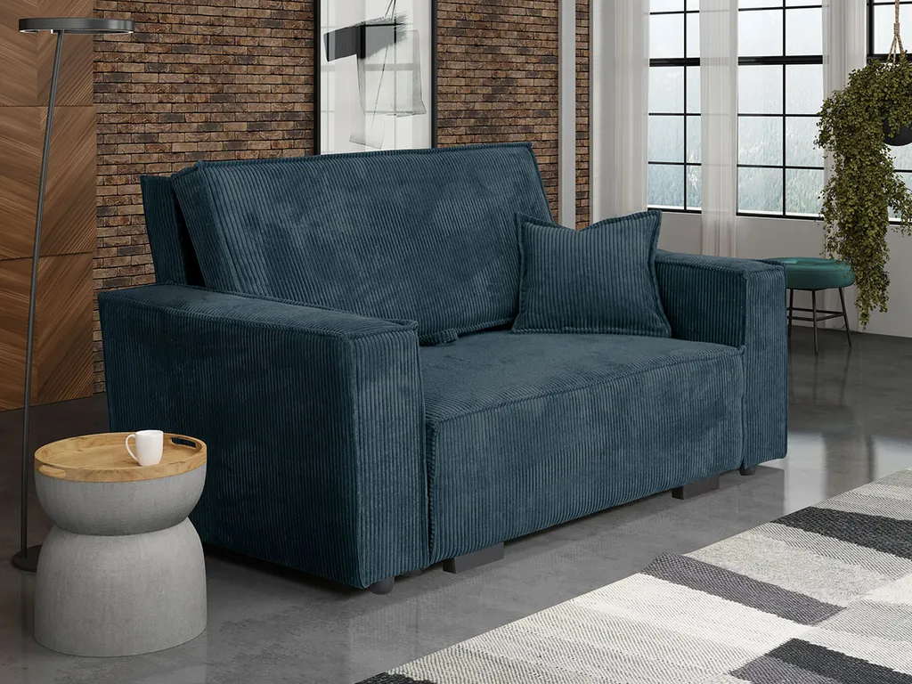 Mirjan24 Schlafsofa Viva Star II, 2 Sitzer Polstersofa Inkl. Kissen, Mit Bettkasten Und Schlaffunktion, Stilvoll Couch (Farbe: Poso 05) – Bild 2