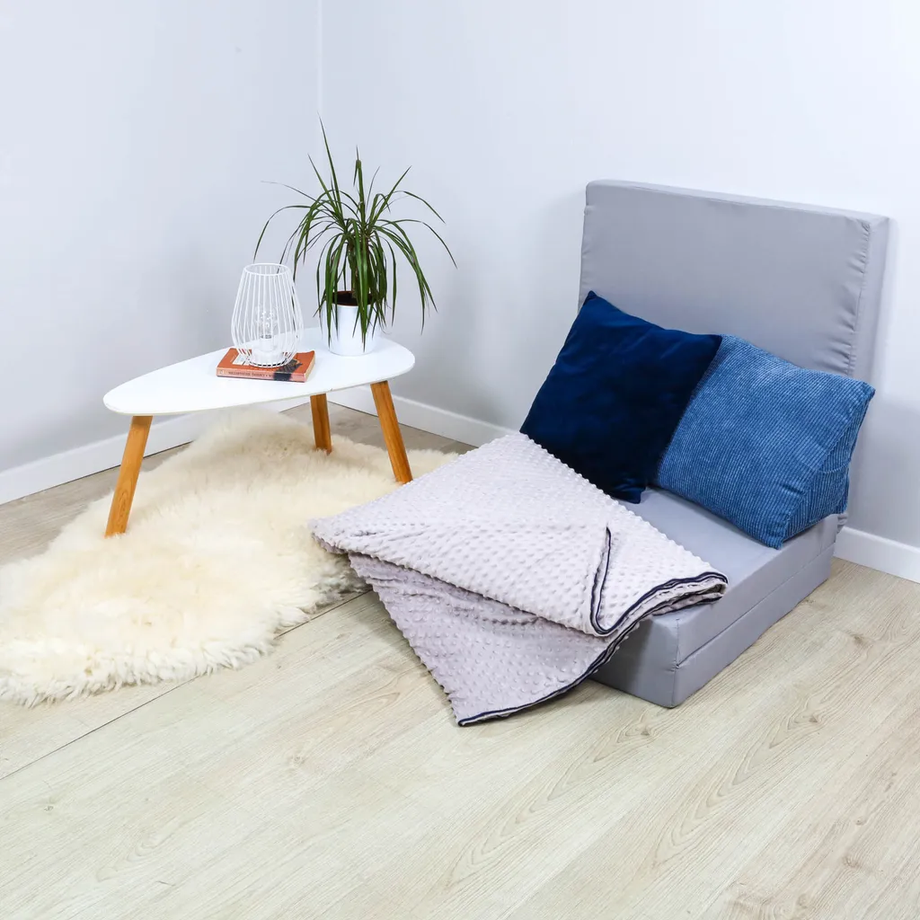 Gästebett Matratze Klappmatratze 195x65x8 Cm - Gästematratze Klappbar Foldable Mattress Faltmatratze Mit Abnehmbarem Bezug Bodenmatratze Grau – Bild 6