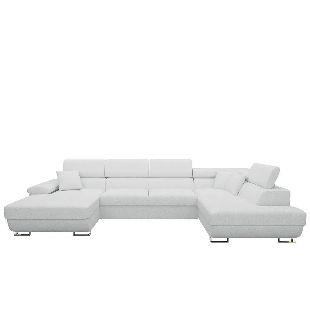 Mirjan24 Ecksofa Cotere Bis Premium, Bettkasten, U-Form (Farbe: Abriamo 5, Seite: Rechts)