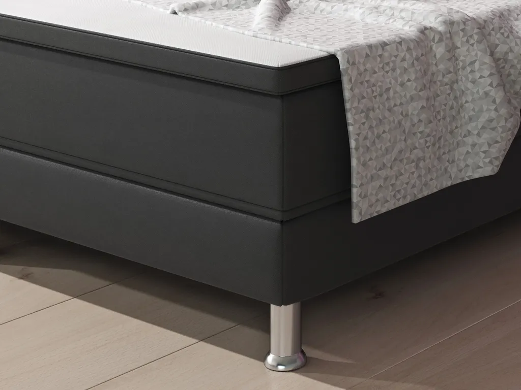 Inter Handels Boxspringbett Esra, 180x200, Anthrazit – Bild 4