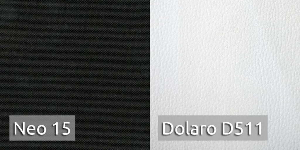 Bettsofa Dario - Klappsofa Mit Schlaffunktion Und Bettkasten, Schlafsofa, Sofa, Schlafcouch (Schwarz + Weiß (Neo 15 + Dolaro 511)) – Bild 4