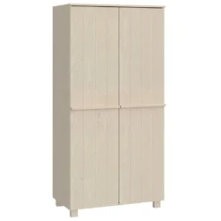 VidaXL Kleiderschrank HAMAR Honigbraun 89x50x180 Cm Massivholz Kiefer