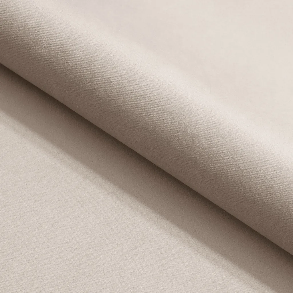 GRAINGOLD Samtbett 180x200 Fuzi - Doppelbett Mit Lattenrost - Skandinavischer Stil, Holzfüße - Beige – Bild 5