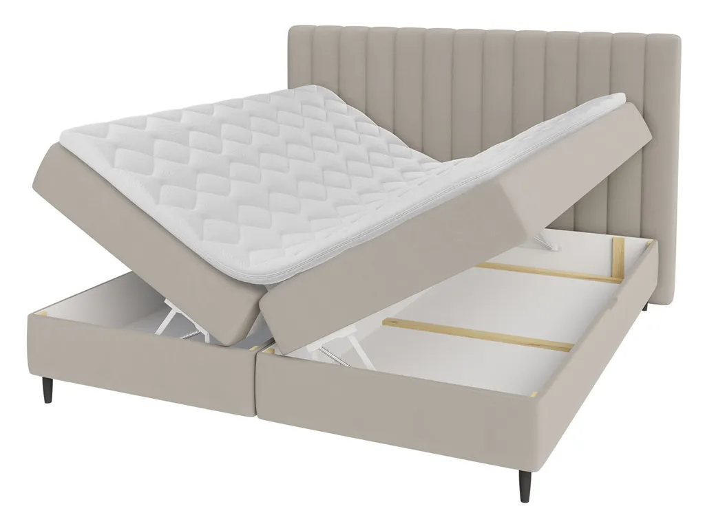 Mirjan24 Boxspringbett Olasio, Ehebett Mit Zwei Bettkästen, Doppelbett, Stilvoll Schlafzimmer (Swing 01, Größe: 180x200 Cm) – Bild 4