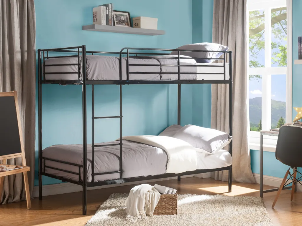 Etagenbett - 2 X 90 X 190 Cm - Schwarz - DUOTIS II – Bild 3