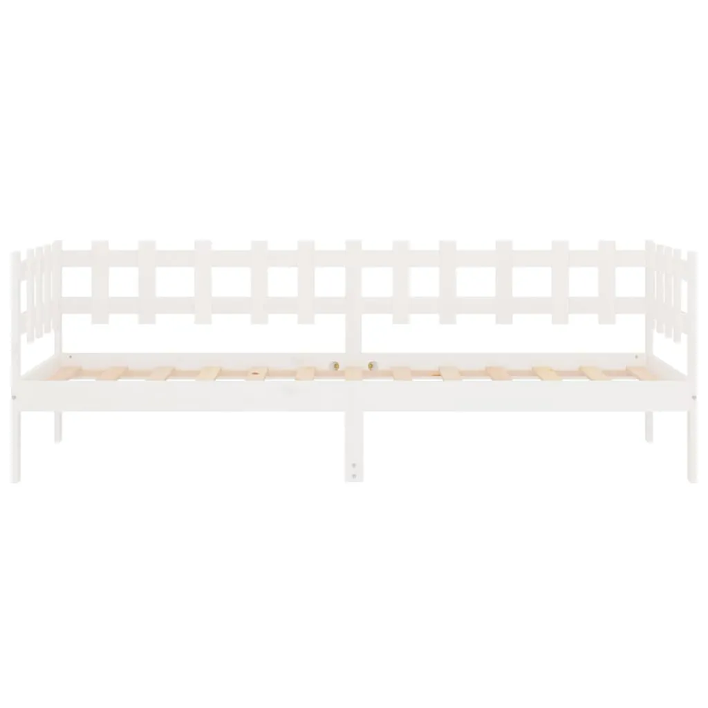 VidaXL Tagesbett Weiß 90x200 Cm Massivholz Kiefer – Bild 8
