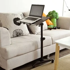 SoBuy Pflegetisch,Betttisch,Laptoptisch,Beistelltisch,FBT07N-BR