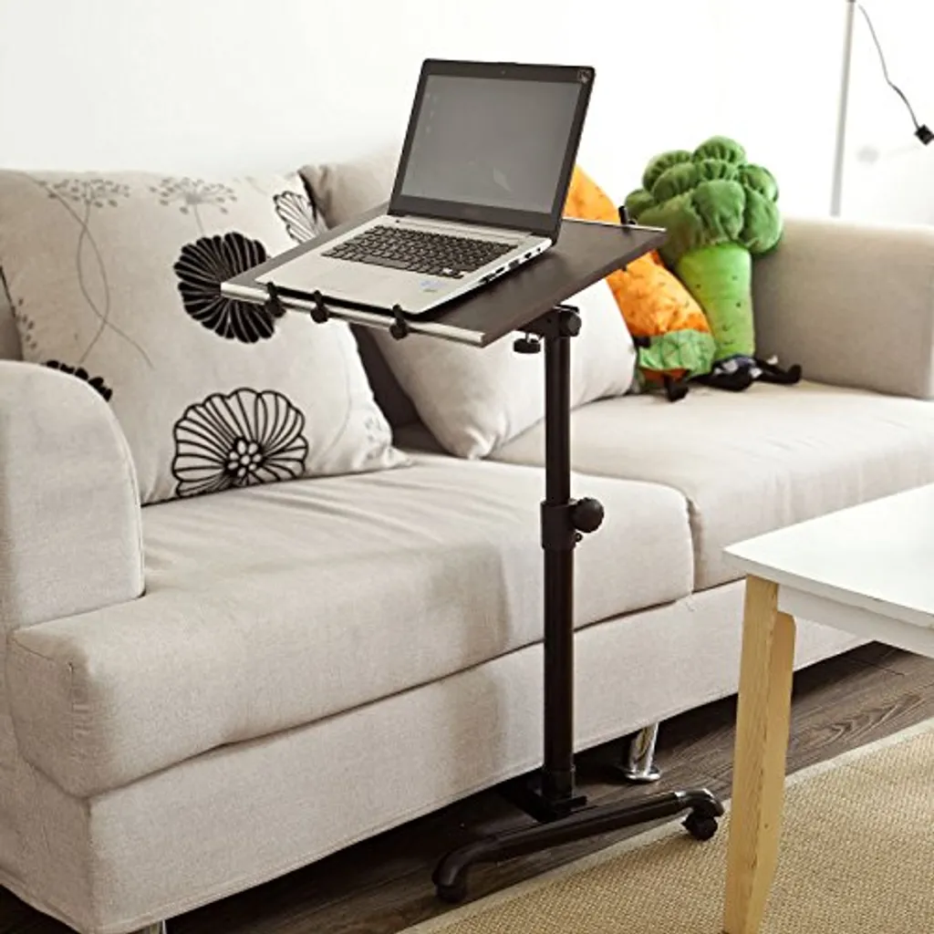 SoBuy Pflegetisch,Betttisch,Laptoptisch,Beistelltisch,FBT07N-BR