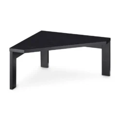 Navaris Eckregal Aus Bambus - Regal Aus Holz Für Küche Bad - Kücheneckregal Stehend Für Arbeitsplatte Schrank Büro - 1 Ebene - Organizer Schwarz