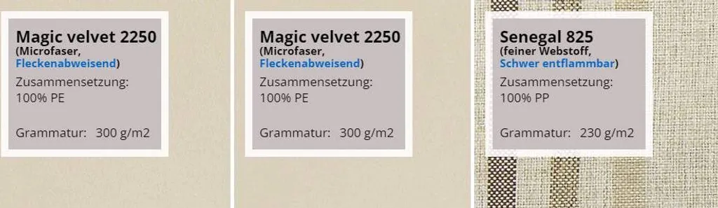 Mirjan24 Ecksofa Gerdin, Stilvoll Eckcouch Mit Bettkasten Und Schlaffunktion (Magic Velvet 2250 + Senegal 825, Seite: Links) – Bild 4