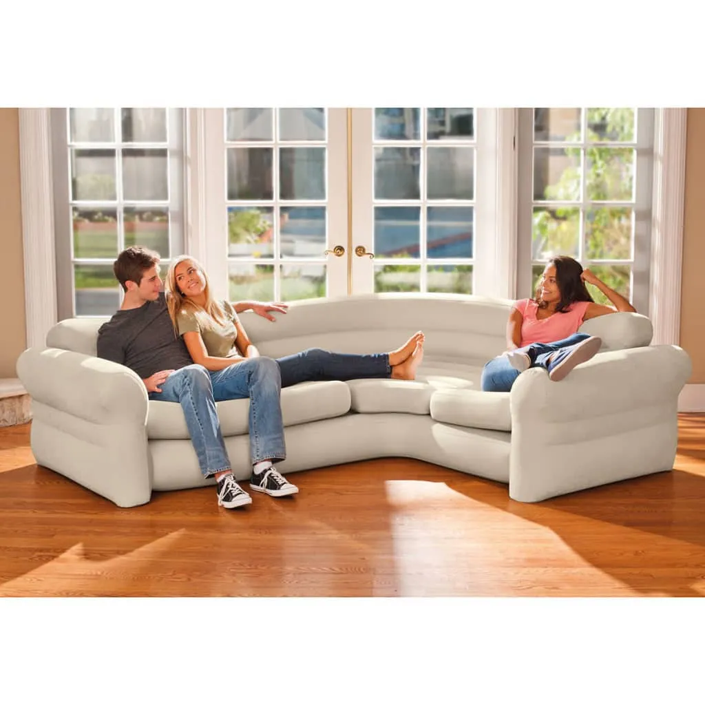 INTEX Aufblasbares Ecksofa/Couch 257x203x76 Cm 68575NP – Bild 2