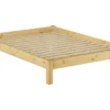 Bettgestell Kiefer Natur Einzelbett 120x200 Massivholzbettgestell Zubehör Wählbar V-60.35-12Rollrost Inkl.