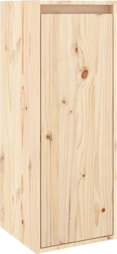 VidaXL Wandschränke 2 Stk. 30x30x80 Cm Massivholz Kiefer – Bild 5