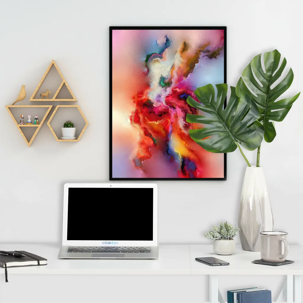 Relaxdays Schreibtisch Klappbar Mit Ablagen – Bild 3