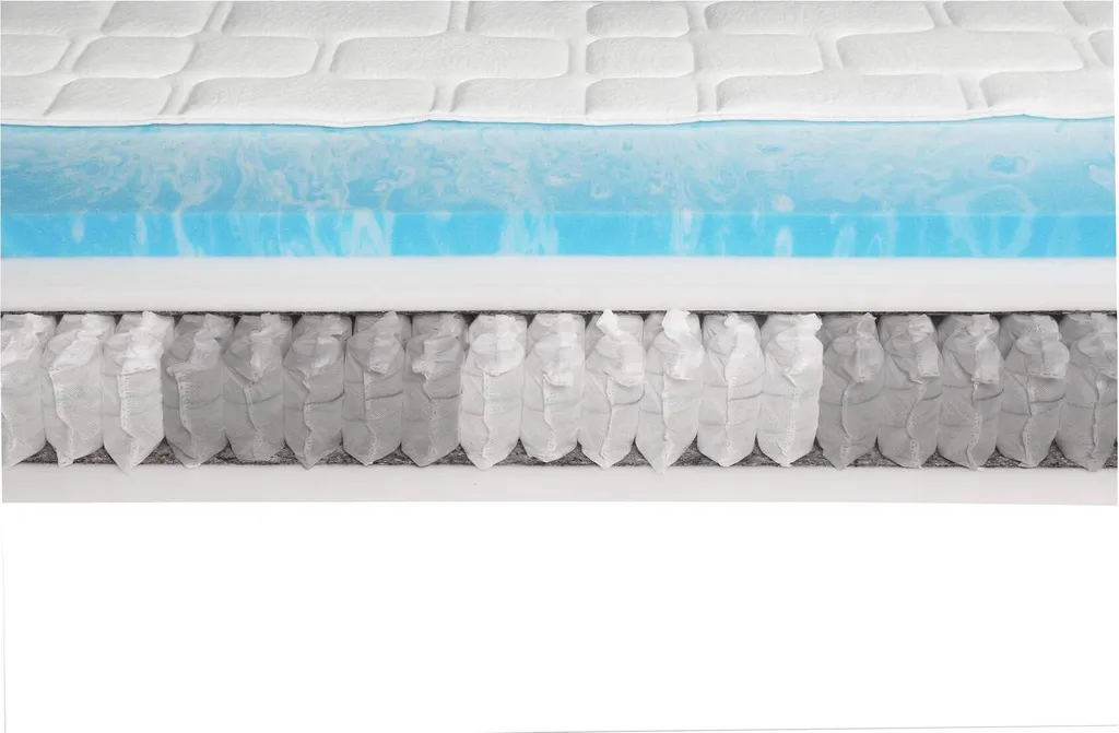 BECO Taschenfederkernmatratze Mona Plus Gel 26 Cm Hoch 7 Zonen, Liegefläche:90 X 200 Cm, Härtegrad:H2=mittelfest – Bild 4
