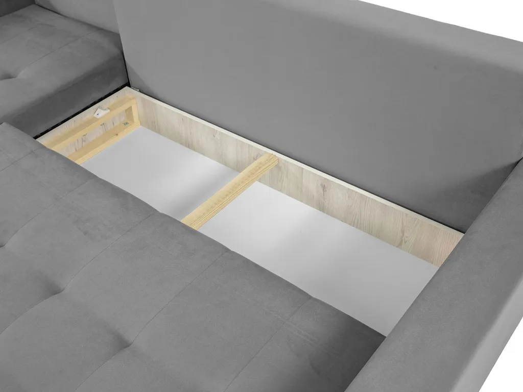 Mirjan24 Ecksofa Kojan, Universal Wohnzimmer Eckcouch Mit Schlaffunktion Und Bettkasten (Farbe: Manila 16) – Bild 8