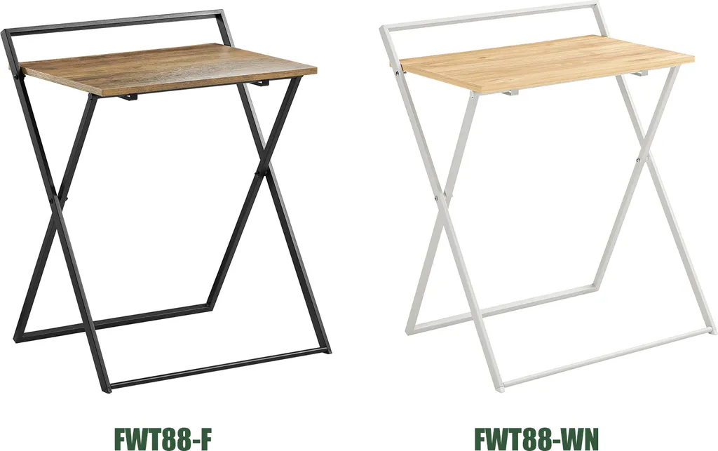 SoBuy FWT88-F Kleiner Schreibtisch Klappbar Computertisch Arbeitstisch Home-Office Snack Klapptisch Beistelltisch BHT Ca.: 63x77x45cm – Bild 4