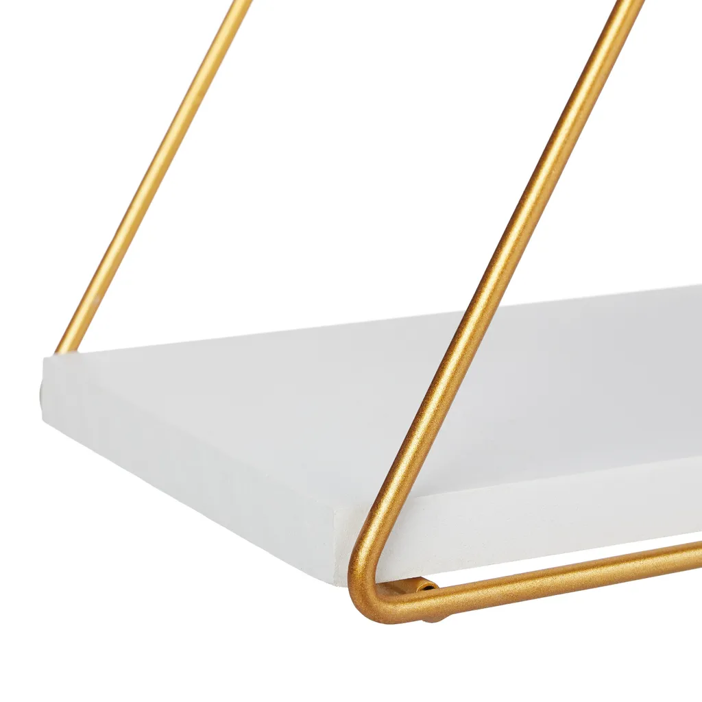 Relaxdays Hängeregal Pyramide 3 Ablagen – Bild 7