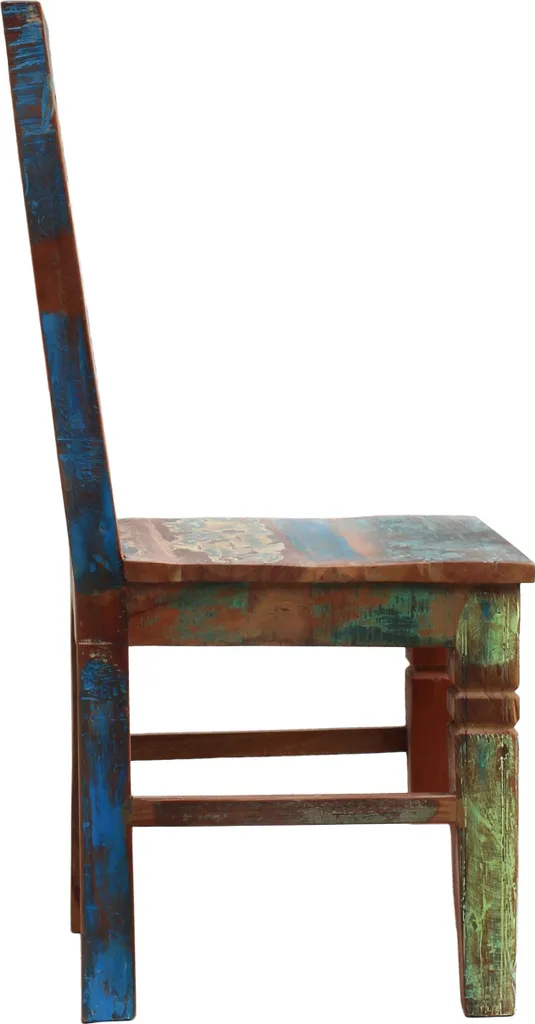 SIT Möbel Esszimmerstuhl 2er-Set | Altholz Lackiert | Bunt | B 45 X T 45 X H 100 Cm | 09112-98 | Serie RIVERBOAT – Bild 5