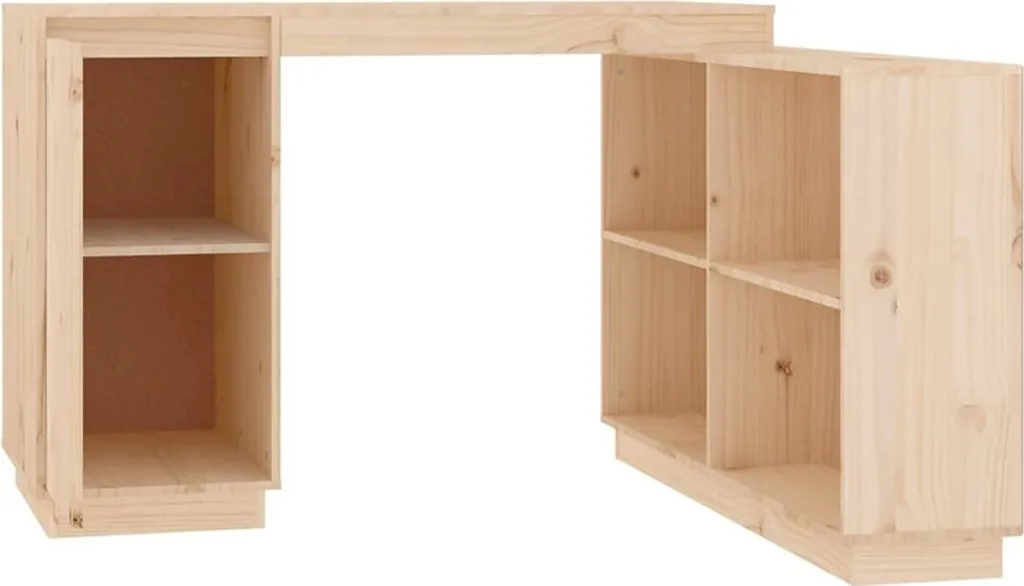 VidaXL Schreibtisch 110x50x75 Cm Massivholz Kiefer – Bild 7