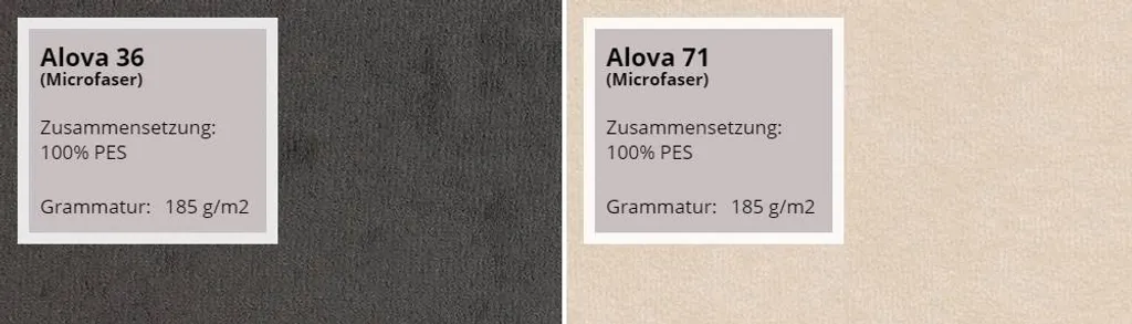 Mirjan24 Ecksofa Kris U, Stilvoll Eckcouch Mit Bettkasten Und Schlaffunktion, U-Form Couch, Schlafsofa (Alova 36 + Alova 71) – Bild 3