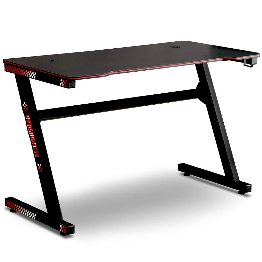 Bituxx Schreibtisch Gamingtisch Schwarz MS-18910