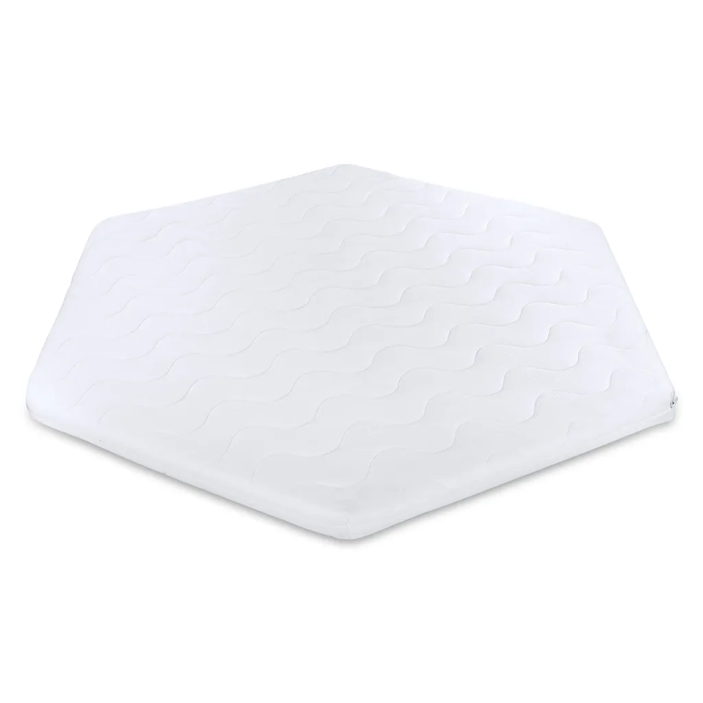 Laufgittereinlage 6 Eckig 115 X 100 X 5 Cm - Laufstall Matratze Laufgitter Mit Abnehmbaren Bezug