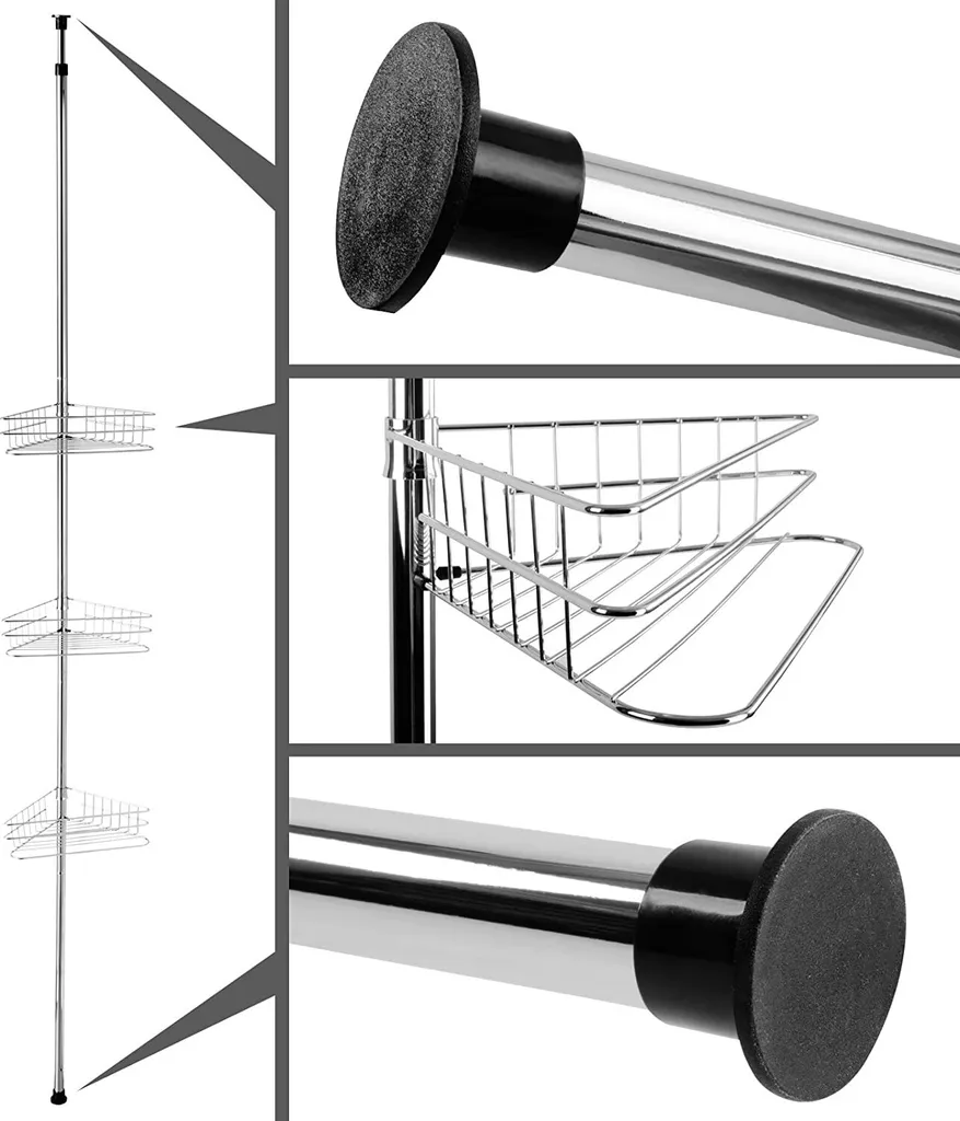 Teleskop-Eckregal Emilie 32,8 X 20,4 X 280 Cm – Bild 4