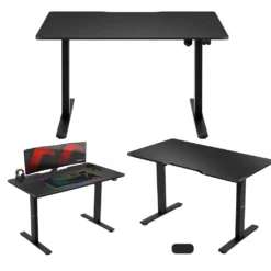 Huzaro Hero 8 0 Gaming Tisch Elektrisch Computertisch Schreibtisch 120 X 60 Cm Höhenverstellbare Tischplatte Schwarz