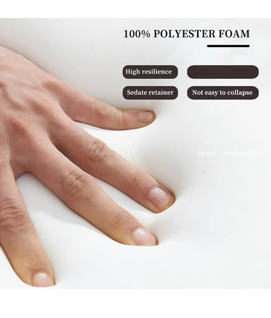 Modern Samt Stoff Sofa 180cm - Rosa, Modern Velvet Fabric Sofa Mit 2 Dekorative Kissen – Bild 3