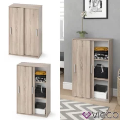 Vicco Kleiderschrank Falk Sonoma 68 X 108,5 X 33 Cm Holzwerkstoff