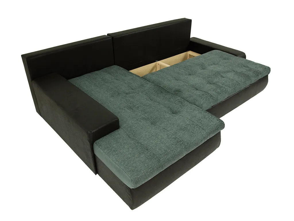 Mirjan24 Ecksofa Orkan Mini Cord, Polsterecke Mit Bettkasten Und Schlaffunktion, Elegante Eckcouch (Farbe: Poso 14) – Bild 6