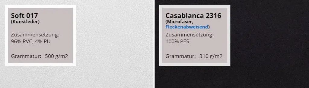Mirjan24 Ecksofa Caro, U-Form Couch, Eckcouch Mit Bettkasten Und Schlaffunktion, Polsterecke, Couchgarnitur, Farbauswahl, Bettsofa Für Wohnzimmer (Soft 017 + Casablanca 2316) – Bild 3