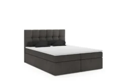 FURNIX Polsterbett ARMINO 160 Cm Mit Hohem Polster-Kopfteil Betttopper MH95