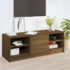 Prolenta Premium TV-Schrank Braun Eichen-Optik 102x35,5x36,5 Cm Holzwerkstoff