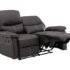 Relaxsofa 2-Sitzer - Kunstleder - Braun - CANBY