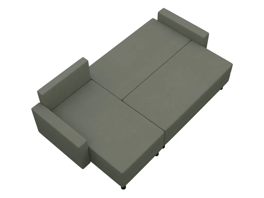 Mirjan24 Ecksofa Brick, Eckcouch Mit Schlaffunktion Und Bettkasten, Freistehendes 4 Sitzer Polstersofa (Farbe: Alova 10 + Alova 04) – Bild 6