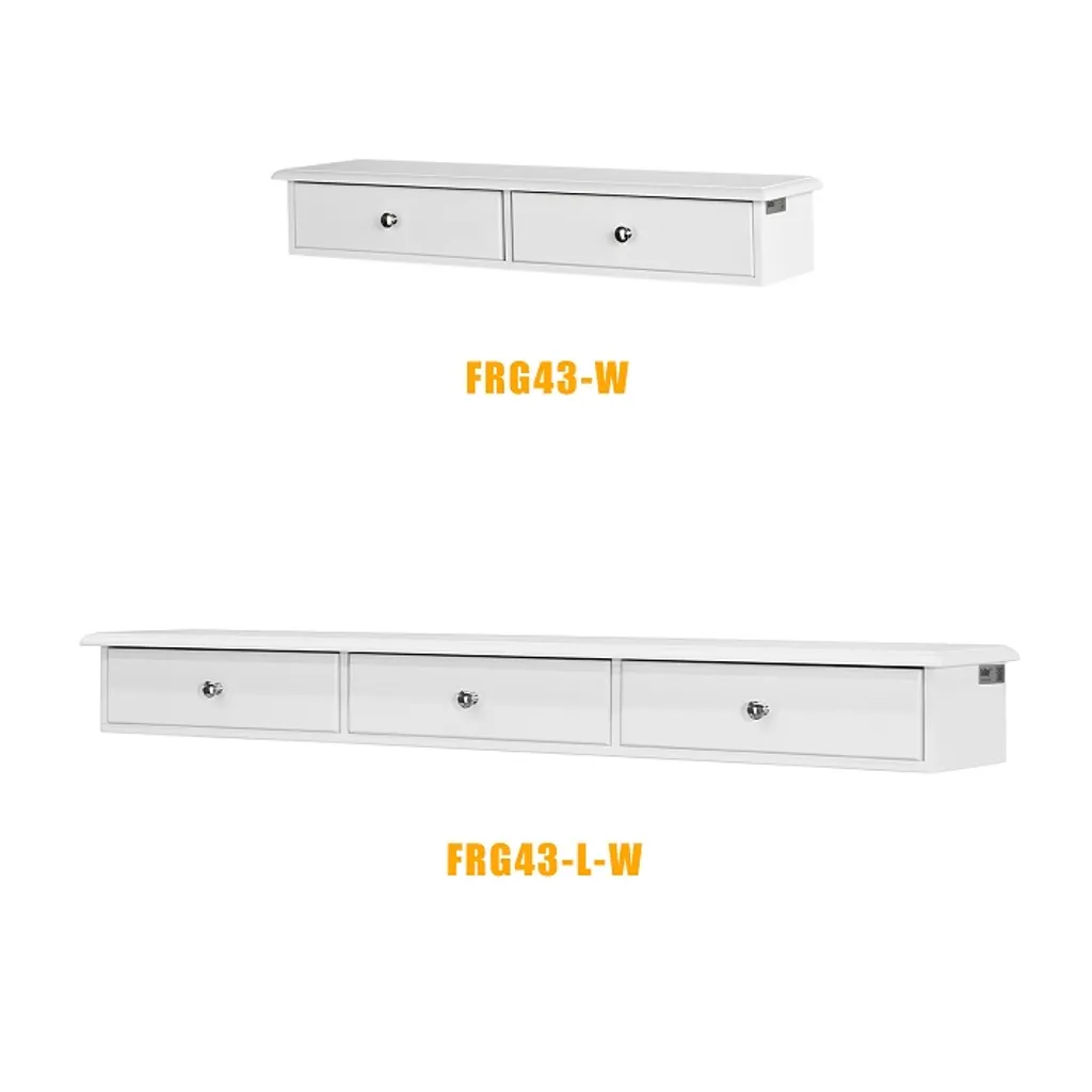 SoBuy® Wandschrank Mit 3 Schubladen,Hängeschrank,weiß,FRG43-L-W – Bild 8