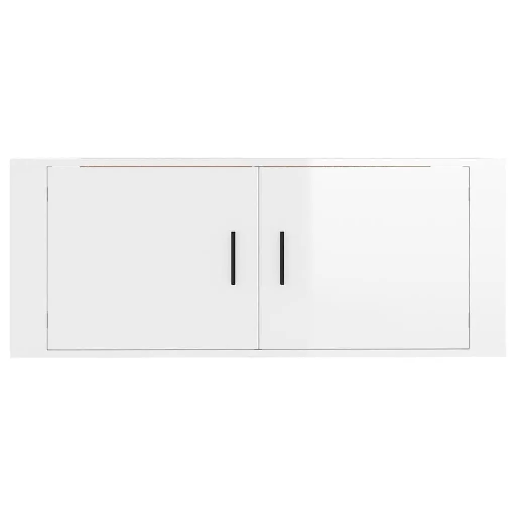 VidaXL TV-Wandschrank Hochglanz-Weiß 100x34,5x40 Cm – Bild 6