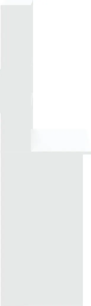 VidaXL Schreibtisch Mit Regal Weiß 102x45x148 Cm Holzwerkstoff – Bild 6