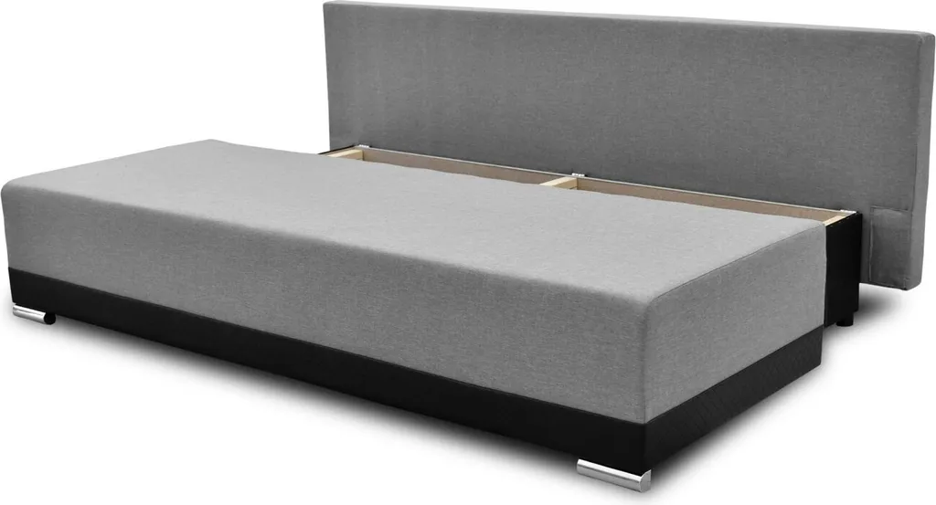 Bonni Schlafsofa ORLEAN, Sofa Mit Bettkasten Und Schlaffunktionn, Klappsofa, Schlafcouch, Bettsofa, Couch Vom Hersteller,Couch, Couchgarnitur, Sofagarnitur (schwarz) – Bild 5