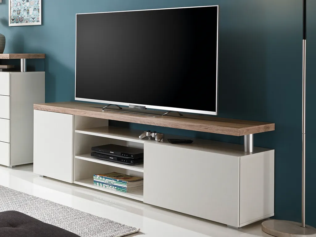 TV-Lowboard Unterschrank Fernsehtisch Rack HiFi Element Schrank "Vannes I"