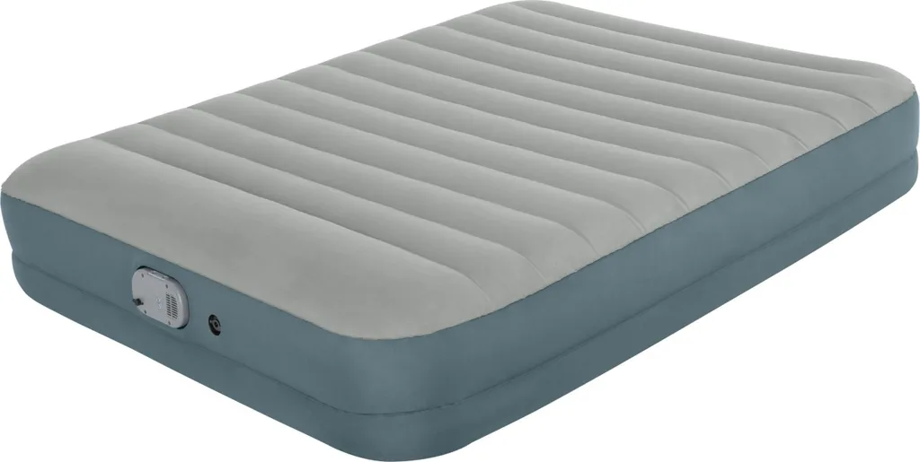 Bestway Luftmatratze - 2 Personen - PVC/Polyester - Integrierte Wiederaufladbare Pumpe - Fortech™ Material - I-Beam Konstruktion - Integriertes Kissen