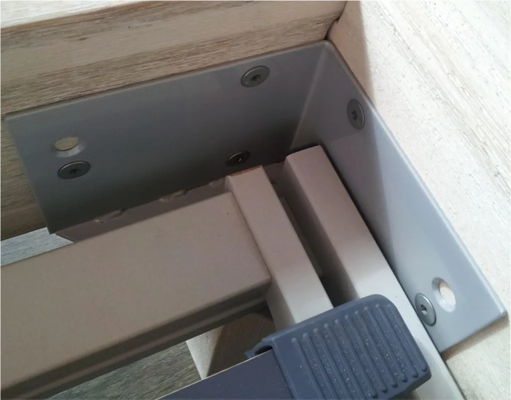 HASENA Polsterbett Silento Stoff Grau Holz Eiche Bianco 180x200 – Bild 5