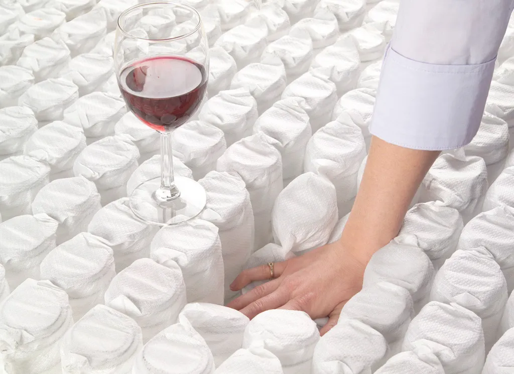 Matratze 180x200 Cm GINASO Höhe Ca. 22 Cm H3 H4 HR Schaum Visco Kokos Premium Taschenfederkern 7 ZONEN – Bild 2