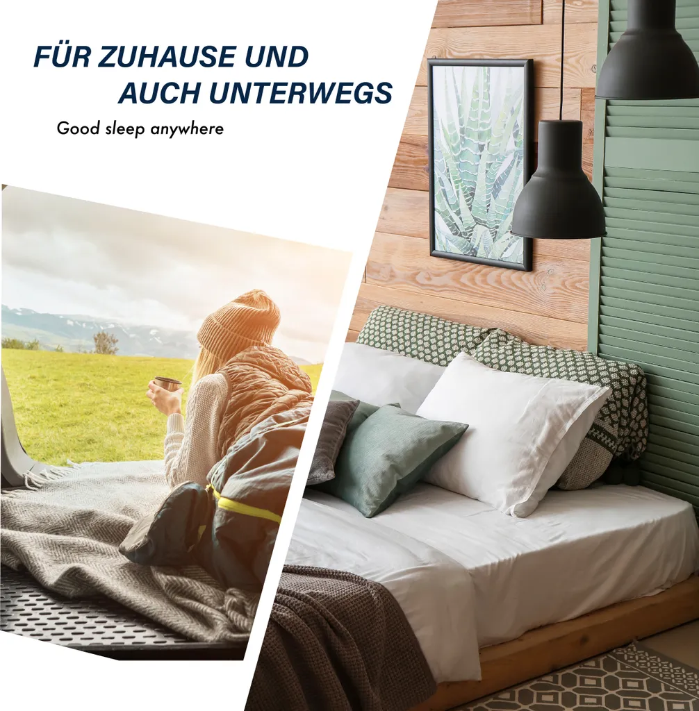 Essence Sleep Topper - THEO - 7-Zonen Gelschaum-Matratzenauflage Temperaturregulierend 140x200x7 Cm – Bild 8