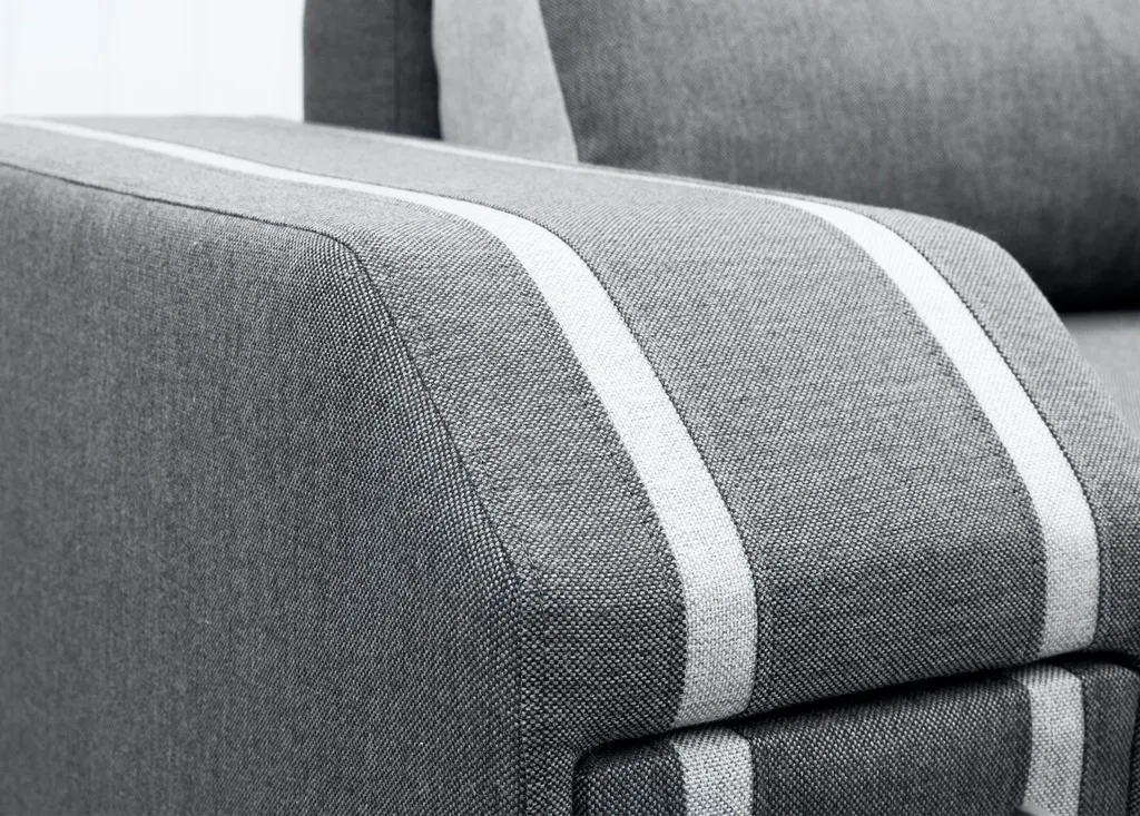 Ecksofa Wohnzimmer – Wohnlandschaft Mit Hocker Und Minibar - L-form Couch Mit Schlaffunktion - Gemütlich Schlafsofa - AVATAR - Braun Und Beige – Bild 4