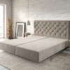 DELIFE Boxspringgestell Dream-Great 180x200 Cm Mikrofaser Beige