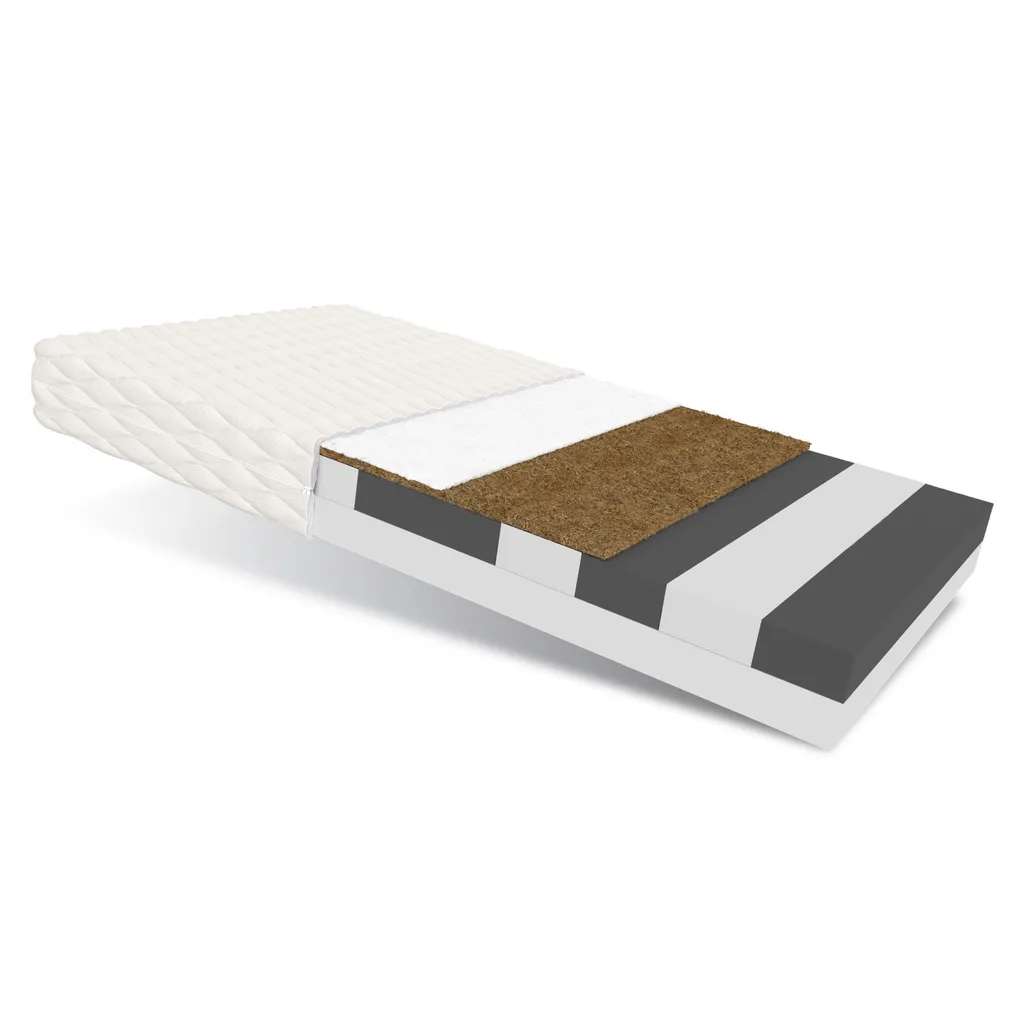 Matratze 140x200 TERAMO Höhe 14 Cm Kaltschaum 7 Zonen H3 H4 Jersey – Bild 4