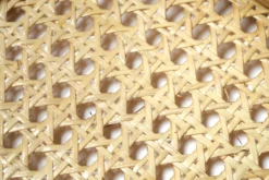 Wandregal VIENNA Aus Rattan Mit Wiener Geflecht Und 4 Ablagen Rund - 60cm